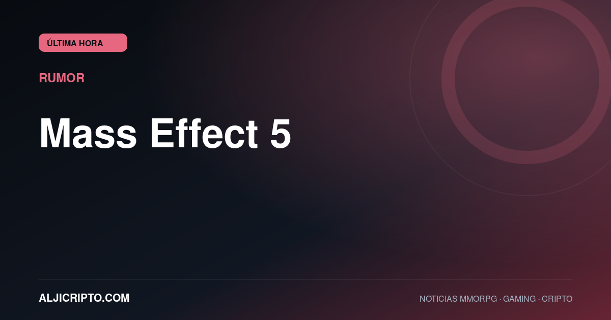 Mass Effect 5: supuesto tráiler filtrado tras los rumores sobre el cierre de BioWare