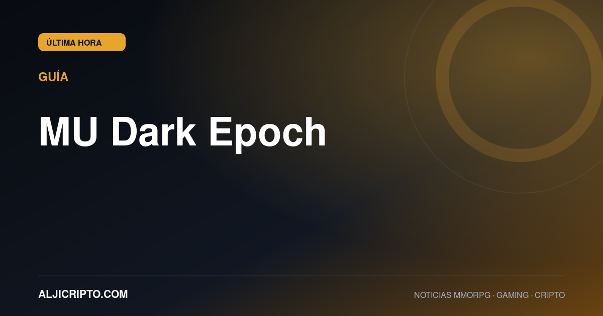 MU Dark Epoch: no hay códigos activos confirmados en la información disponible